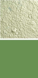Bullseye powder,COE 90,opalescent,olive green,code 0212,ca. 100 g