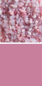 Bullseye coarse frit,COE 90,opalescent,pink,code 0301,ca. 100 g