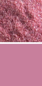 Bullseye medium frit,COE 90,opalescent,pink,code 0301,ca. 100 g