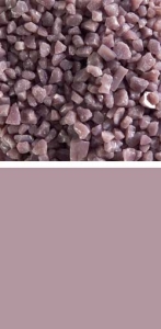 Bullseye coarse frit,COE 90,opalescent,dusty lilac,code 0303,ca. 100 g