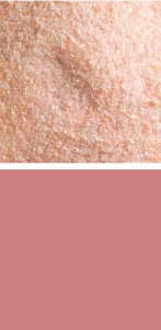 Bullseye fine frit,COE 90,opalescent,salmon pink,code 0305,ca. 100 g