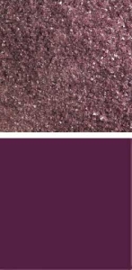 Bullseye fine frit,COE 90,transparent,deep plum,code 1105,ca. 100 g