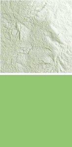 Bullseye powder,COE 90,transparent,light green,code 1107,ca. 100 g