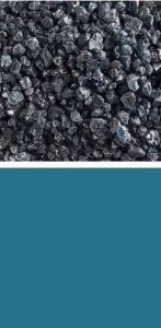 Bullseye coarse frit,COE 90,transparent,aquamarine blue,code 1108,ca. 100 g