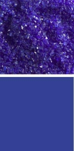Bullseye medium frit,COE 90,transparent,deep royal blue,code 1114,ca. 100 g