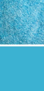 Bullseye fine frit,COE 90,transparent,turquoise blue,code 1116,ca. 100 g
