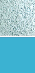 Bullseye powder,COE 90,transparent,turquoise blue,code 1116,ca. 100 g