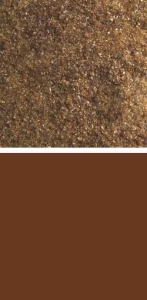 Bullseye fine frit,COE 90,transparent,sienna,code 1119,ca. 100 g