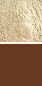 Bullseye powder,COE 90,transparent,sienna,code 1119,ca. 100 g