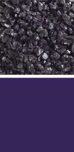 Bullseye coarse frit,COE 90,transparent,deep royal purple,code 1128,ca. 100 g