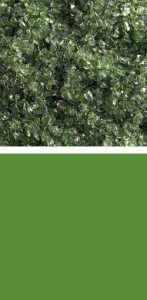 Bullseye medium frit,COE 90,transparent,olive green,code 1141,ca. 100 g