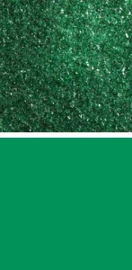 Bullseye fine frit,COE 90,transparent,kelly green,code 1145,ca. 100 g