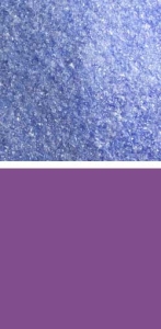 Bullseye fine frit,COE 90,transparent,violet striker,code 1234,ca. 100 g