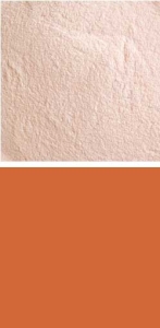 Bullseye powder,COE 90,transparent,sunset coral,code 1305,ca. 100 g
