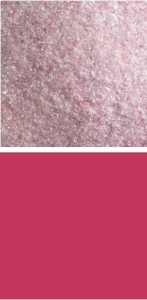 Bullseye fine frit,COE 90,transparent,cranberry pink,code 1311,ca. 100 g