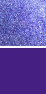 Bullseye fine frit,COE 90,transparent,gold purple,code 1334,ca. 100 g