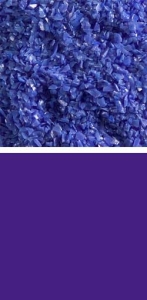 Bullseye medium frit,COE 90,transparent,gold purple,code 1334,ca. 100 g