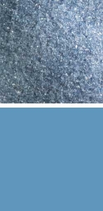 Bullseye fine frit,COE 90,transparent,steel blue,code 1406,ca. 100 g