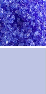 Bullseye coarse frit,COE 90,transparent,light sky blue,code 1414,ca. 100 g