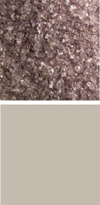 Bullseye Krösel mittel,AK 90,transparent,khakigrau,Code 1439,ca. 100 g