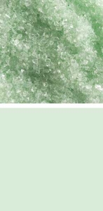 Bullseye medium frit,COE 90,transparent,grass green tint,code 1807,ca. 100 g