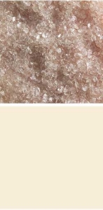 Bullseye medium frit,COE 90,transparent,rhubarb shift tint,code 1859,ca. 100 g