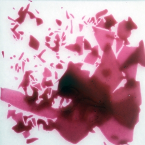 Optul Glass,confetti for float glass,COE 82,transparent,gold ruby,code 4005,ca. 100 g,item number 3591250.