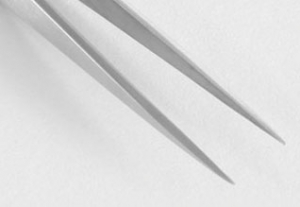 Pinzette zum Perlknüpfen,Edelstahl,Länge ca. 13 cm