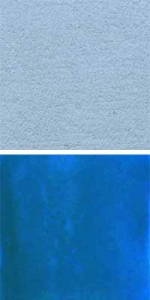 Optul Glass,float powder,COE 82,dark aquamarine,transparent,code 0098,1 kg,item number 3592310.Carmen Harusta,Glasinsel ®,Goettingen,Germany.