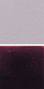 Optul Glass,float powder,COE 82,dark violet,transparent,code 0116,100 g,item number 3590220.Carmen Harusta,Glasinsel ®,Goettingen,Germany.