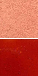 Preview: Optul Glass,float powder,COE 82,Code 1045,illustrations by Glasinsel ® Goettingen.