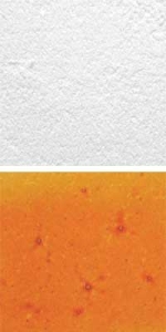 Optul Glass,float powder,COE 82,Code 1065,illustrations by Glasinsel ® Goettingen.