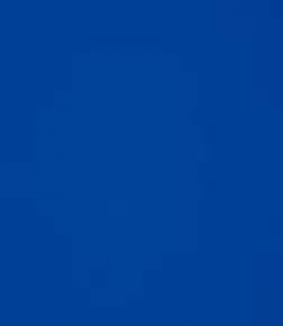 Bullseye Glass,fusible,COE 90,B 1114-30 F,transparent,deep royal blue,size ca. 25 x 29 cm,thickness ca. 3 mm,item number 7711930.