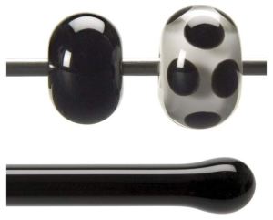 Bullseye Stab,AK 90,schwarz,opalescent,Code 0100,L. ca. 43 cm