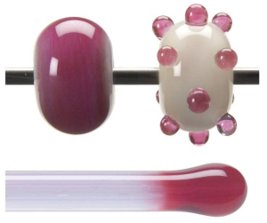 Bullseye Stab,AK 90,saphirrosa,transparent,Code 1342,L. ca. 43 cm