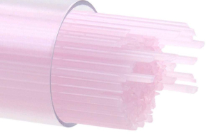 Bullseye stringer,Ø ca. 1 mm,COE 90,opalescent,petal pink,code 0421,ca. 180 g