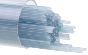 Bullseye stringer,Ø ca. 1 mm,COE 90,transparent,steel blue,code 1406,ca. 180 g