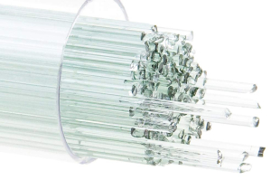 Bullseye stringer,Ø ca. 1 mm,COE 90,transparent,rhubarb shift tint,code 1859,ca. 180 g