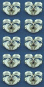 Butterflies,925er Sterling Silber,Ø ca. 5 x 7 mm,10 Stücke,Art.Nr. 3690B-10.