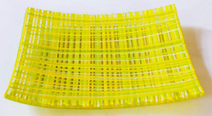 Bullseye stringer,Ø ca. 2 mm,COE 90,opalescent,canary yellow,code 0120,ca. 180 g