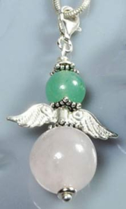 ntermediate part," Angel Wings ",ca. 27 x 9 mm,Sterling Silver,1 piece,item number 3730B (application example).