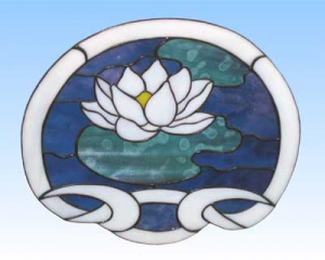 Stained glass suncatcher,window picture,