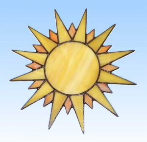 Stained glass suncatcher,window picture,