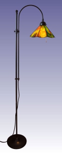 Floor lamp,reading lamp,green,yellow,red,orange,turquoise