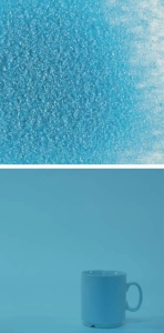 Oceanside Glass,frit,fine,System 96,COE 96,transparent,sky blue,code 5331,ca. 100 g,item number 9671911.