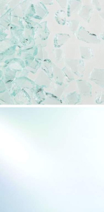 Oceanside Glas,Krösel,mittel,System 96,AK 96,transparent,farblos,rot-reaktiv,Code 003,ca. 100 g,Artikelnummer 9676412.