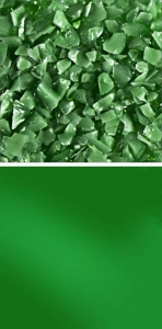 Oceanside Glas,Krösel,mittel,System 96,AK 96,opalescent,dunkelgrün,Code 2206,ca. 100 g,Artikelnummer 9677712.