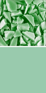 Oceanside Glass,frit,coarse,System 96,COE 96,opalescent,pastel green,code 2222,ca. 100 g,item number 9678013.