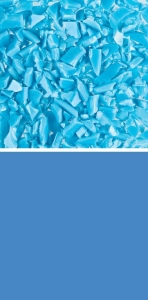 Oceanside Glass,frit,coarse,System 96,COE 96,opalescent,turquoise blue,code 2334,ca. 100 g,item number 9678413.