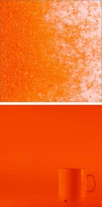 Oceanside Glass,frit,fine,System 96,COE 96,transparent,light orange,code 171,ca. 240 g,item number 967141124.